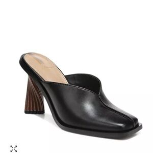 Sam Edelman Everly Mule Pumps Heels Shoes Size 8.5 Black